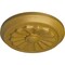Ekena Millwork Olivia Ceiling Medallion (Fits Canopies up to 2 1/8"), Hnd-Painted Pharaohs Gold, 7 7/8"OD x 1 1/8"P CM07OLPGS - alternate 3